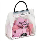 Wholesale - 32ct COSMETIC WEDGES IN BAG C/P 48, UPC: 769898891175